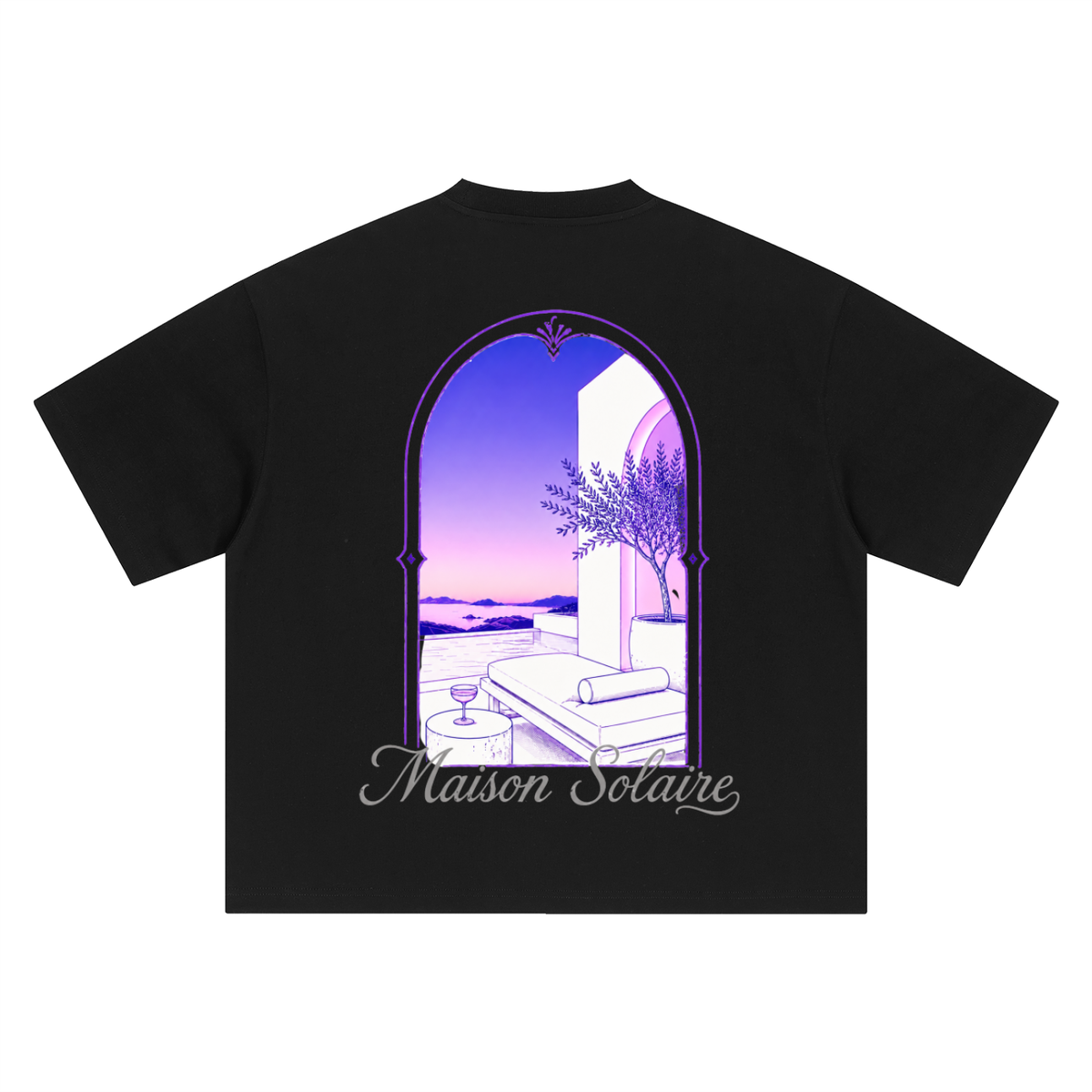 ‘Maison Solaire’ Boxy Tee