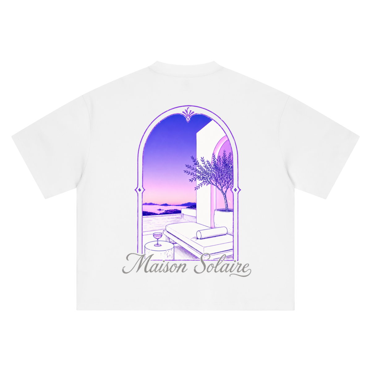 ‘Maison Solaire’ Boxy Tee